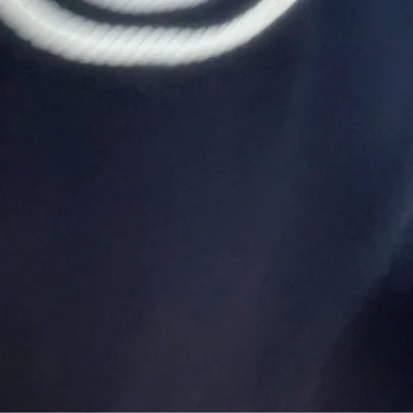 Talbots Navy Dress Large Petite Nautical Rope Trim 3/4 Sleeve - Picture 3 of 6